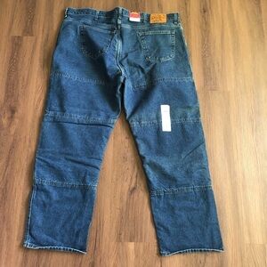 DRAGGIN JEANS Kevlar Lined 28 Motorcycle Pants Fast Company Vintage NWT Denim